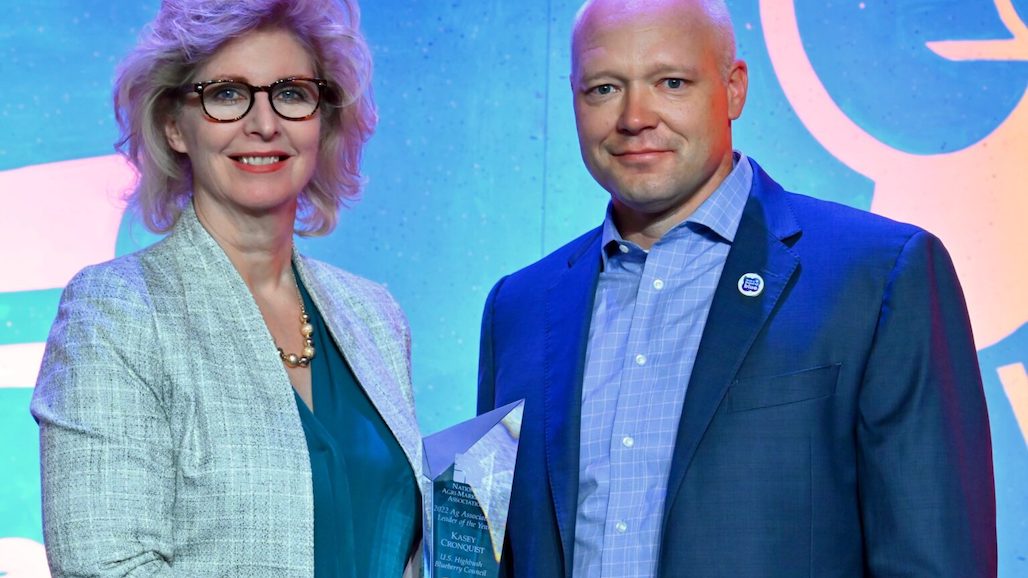 Blueberry Industry’s Kasey Cronquist Named NAMA Ag Association Leader of the Year